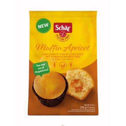 Muffins abricot sans gluten, Schär, 250 g