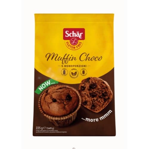 Muffins choco sans gluten, Schär, 225 g