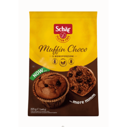 Muffins Choco Sans Gluten, Schär, 225 g