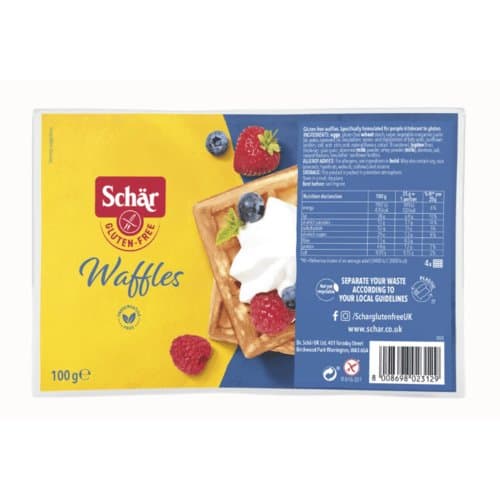 Soft Waffeln glutenfrei, Schär, 100 g