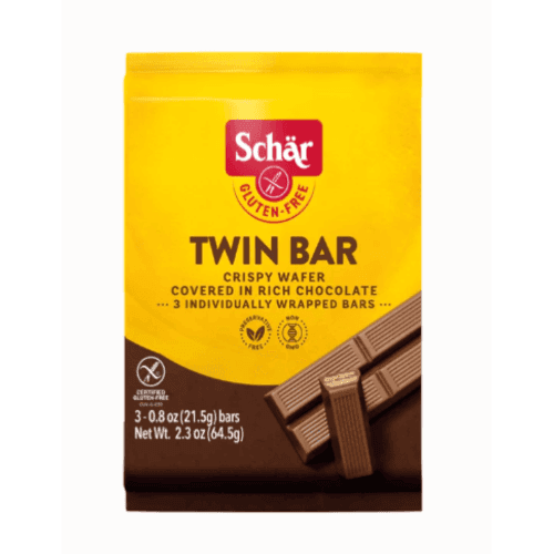 Twin Bar Snack De Choc Sans Gluten, Schär, 3×21.5 g
