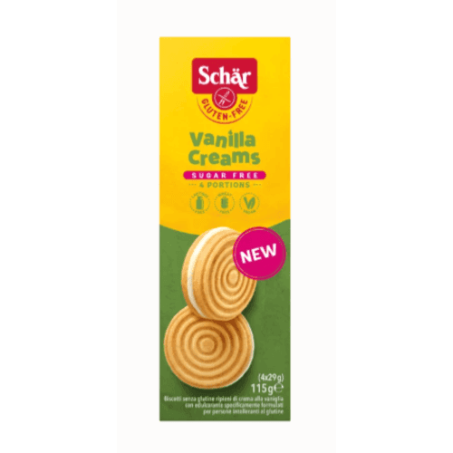 Kekse Mit Vanillecreme Glutenfrei, Schär, 115 g