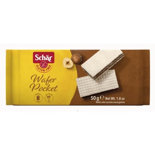 Wafer pocket noisette sans gluten, Schär, 50 g