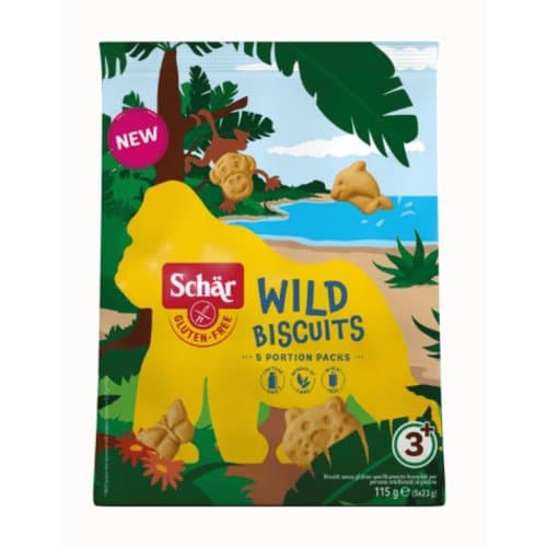Wild biscuits sans gluten, Schär, 115 g