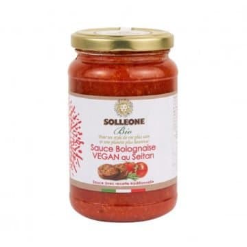 Vegane Sojabolognesesauce, Solleone Bio, 340 g*