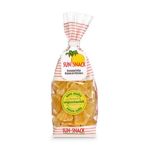 Ananas En Morceaux, Sucré, Sun Snack, 200 g