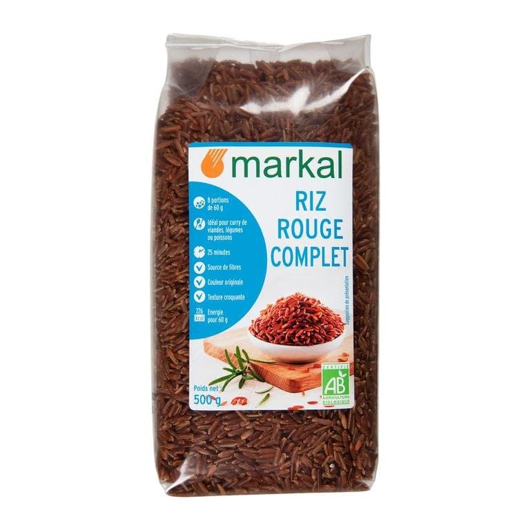 Riz rouge complet, Markal, 500 g*