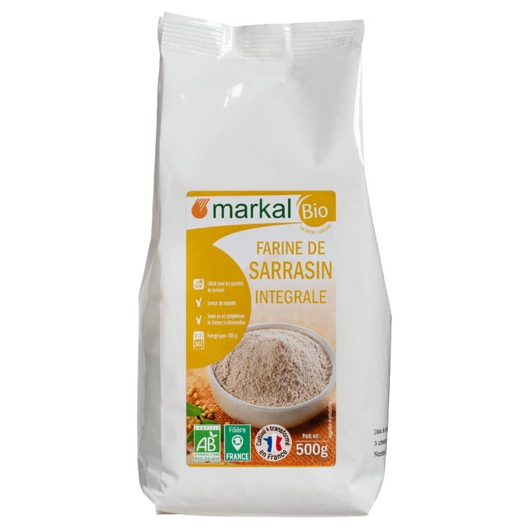 Farine de sarrasin bio, Markal, 500 g*