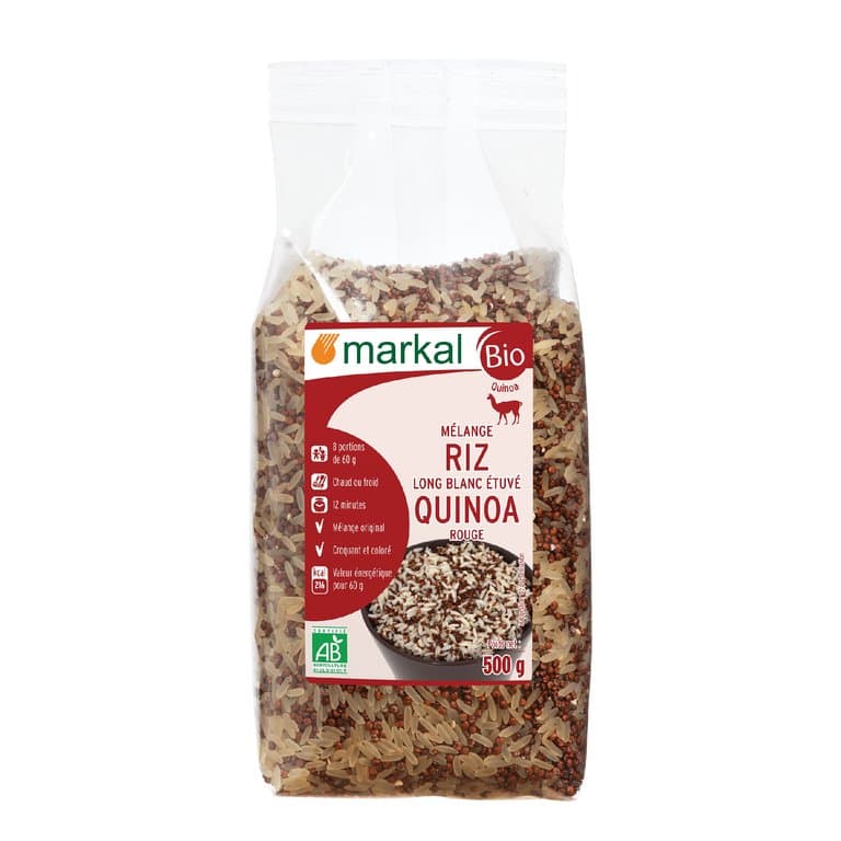 Weisser Langkornreis roter Quinoa Mischung, Markal, 500 g*
