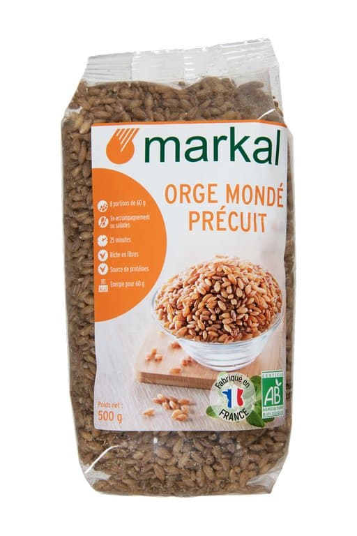 Orge mondé précuit, Markal, 500 g*