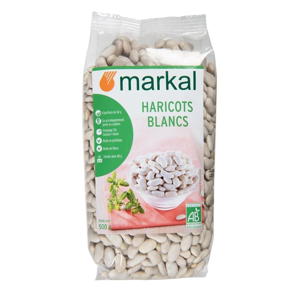 Haricots blancs moyens, Markal, 500 g*