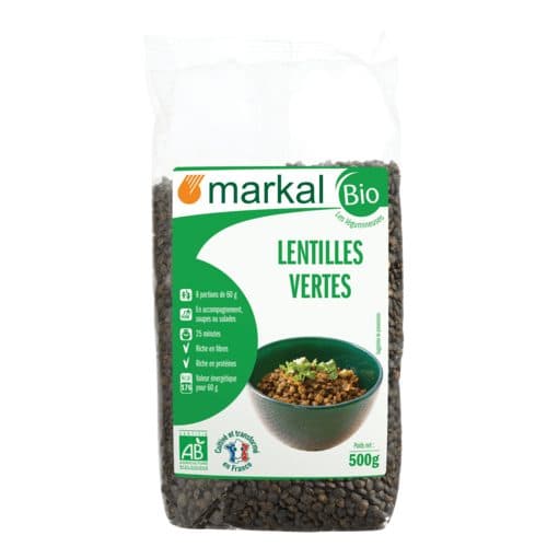 Lentilles Vertes, Markal, 500 g*