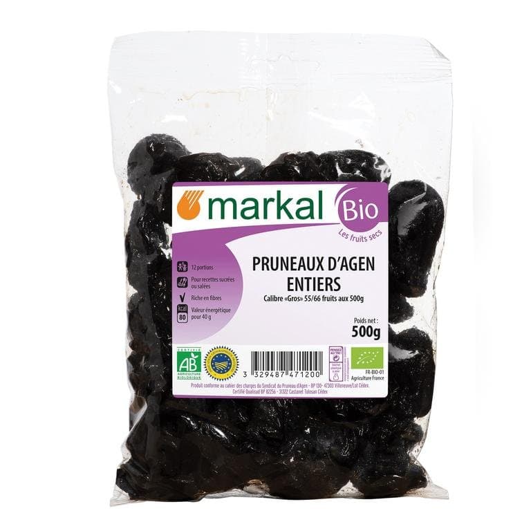 Halbgetrocknete ganze Agen-Pflaumen aus Frankreich, Markal, 500 g*