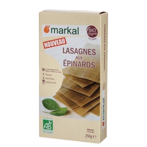 Spinatlasagne, Markal, 250 g*