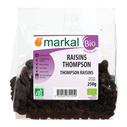 Raisins thompson, Markal, 250 g*