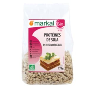 Protéines de soja gros morceaux, Markal, 175 g*
