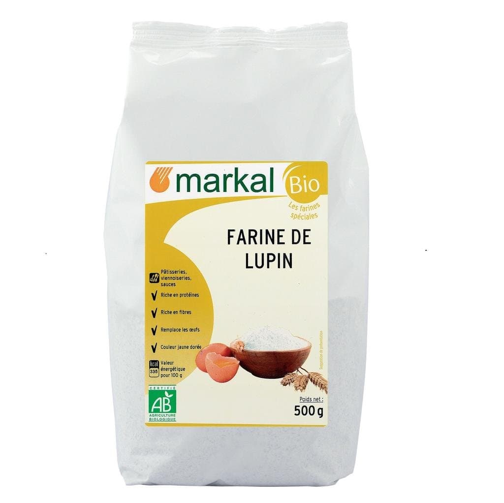 Natürliches glutenfreies Lupinenmehl, Markal, 500 g*