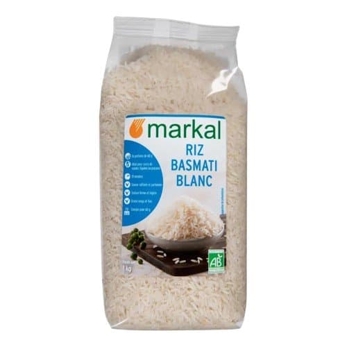 Riz basmati blanc bio, Markal, 1 kg*