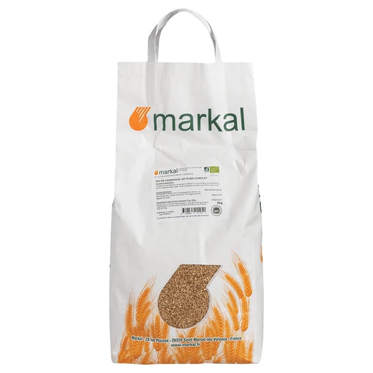 Riz rond complet de Camargue, Markal, 5 kg*
