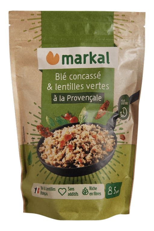 Provenzalischer Mix Weizenbulgur & grüne Linsen, Markal, 350 g