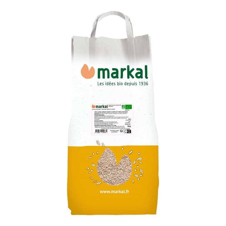 Halbvollkorn Langkornreis, Markal, 5 kg*