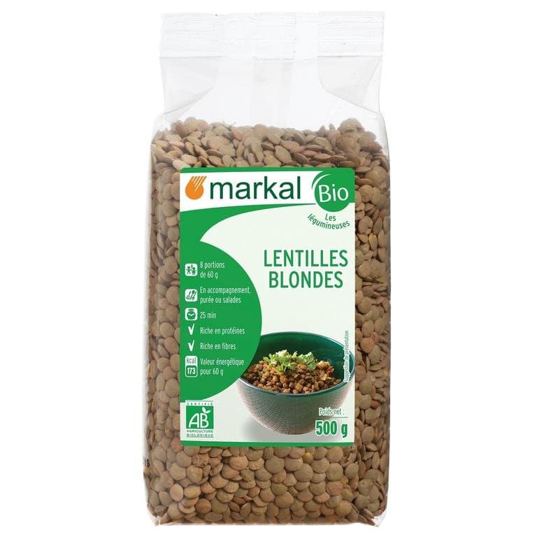 Hellbraune Linsen, Markal, 500 g*