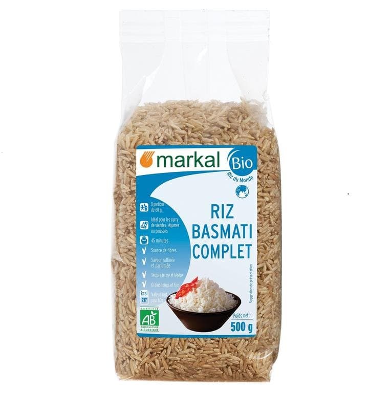 Riz basmati complet, Markal, 500 g*