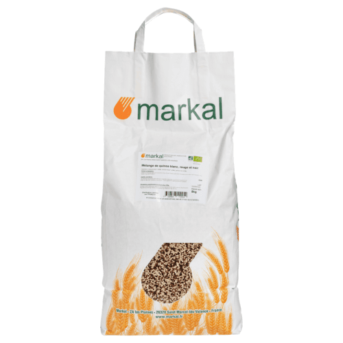 Trio Weisses Rotes Schwarzes Quinoa, Markal, 5 kg