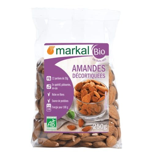 Amandes Décortiquées, Markal, 250 g*