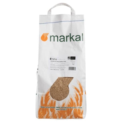 Vollständige blonde Sesamsamen, Markal, 3 kg*