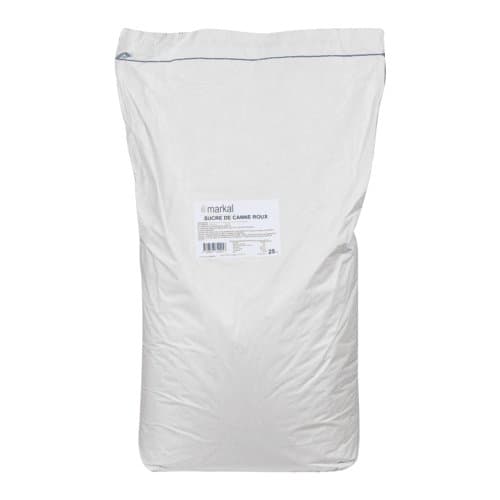 Sucre de canne roux cristallisé, Markal, 25 kg