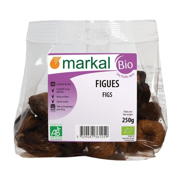 Figues naturelles, Markal, 250 g*