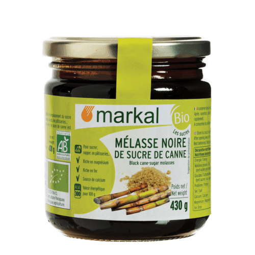Mélasse Noire De Sucre De Canne, Markal, 430 g*