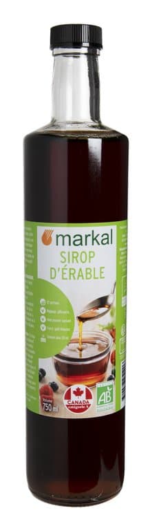 Sirop d'érable, Markal, 750 ml*