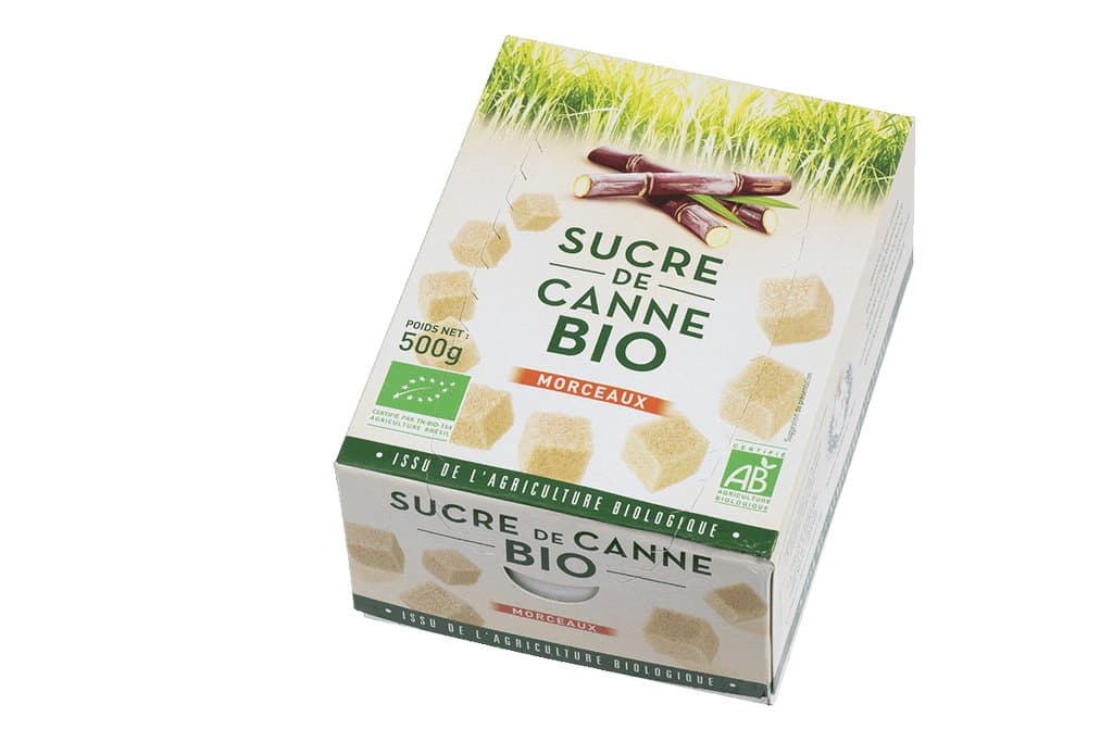 Sucre de canne non raffiné morceaux, Markal, 500 g*