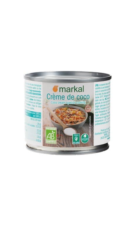 Crème de coco, Markal, 200 ml*