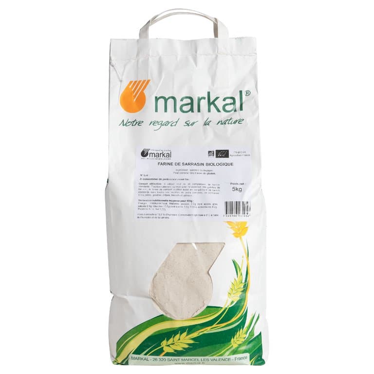 Farine de sarrasin bio, Markal, 5 kg*