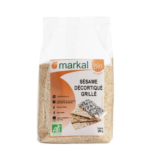Graines de sésame décortiqué grillé, Markal, 250 g*
