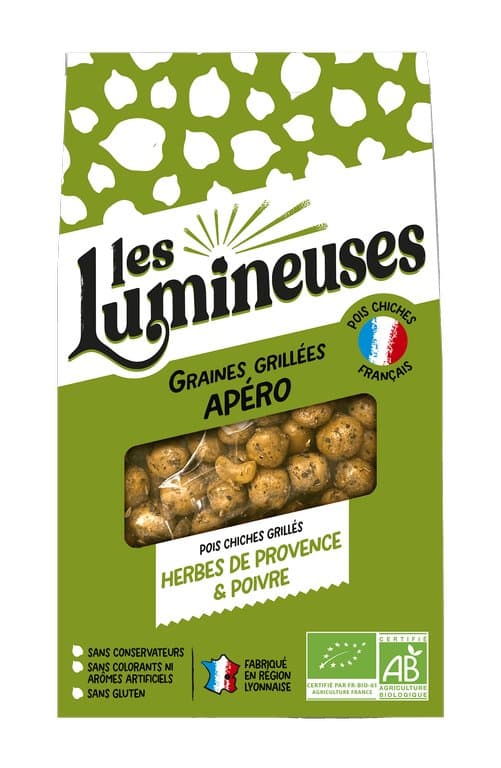 Geröstete Kichererbsen Kräuter der Provence, Les Lumineuses, 90 g*
