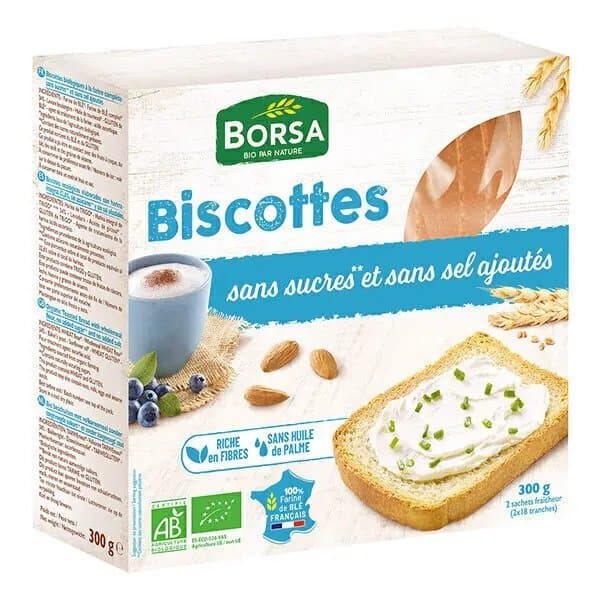 Salzloses Knäckebrot, Borsa, 300 g*