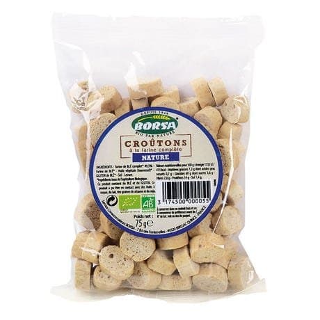 Vollkorn-Natur-Croutons, Borsa, 75 g*