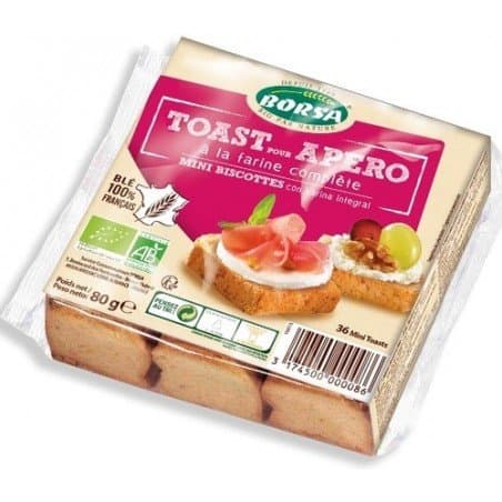 Mini-toasts complets, Borsa, 80 g*