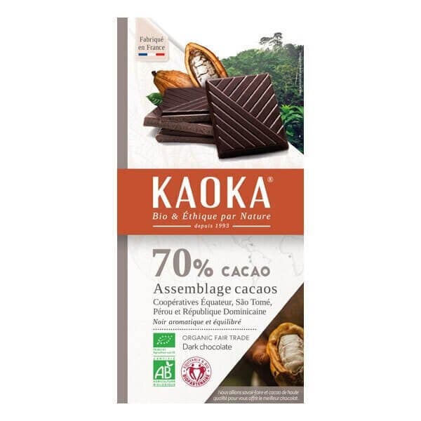 Dunkle Schokolade 70%, Kaoka, 100 g