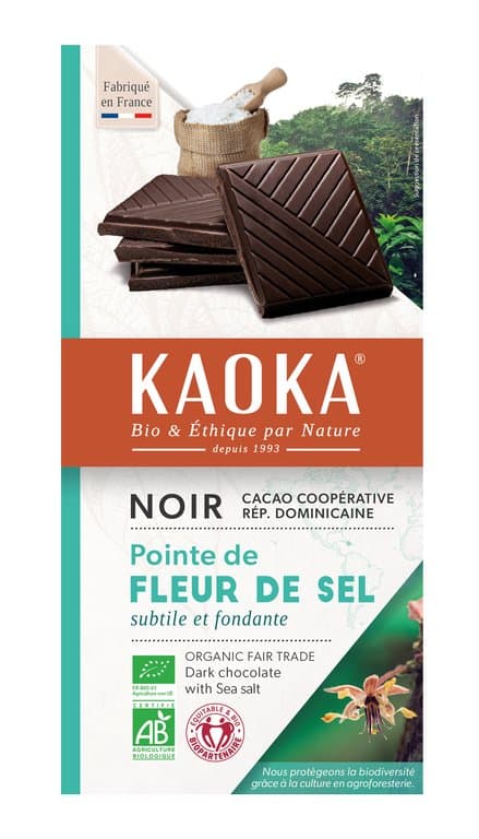 Dunkle Schokolade 70% Fleur de Sel, Kaoka, 100 g