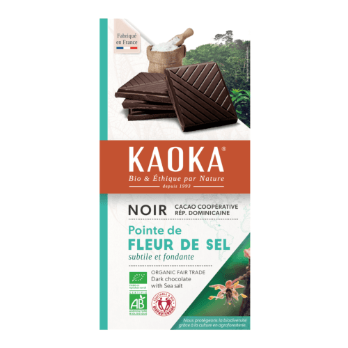 Chocolat Noir 70% Fleur De Sel, Kaoka, 100 g*