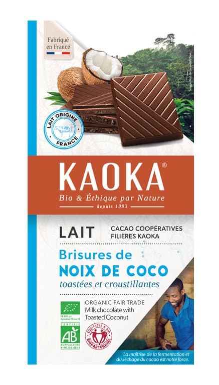 Kokosnuss-Dunkelschokolade, Kaoka, 100 g
