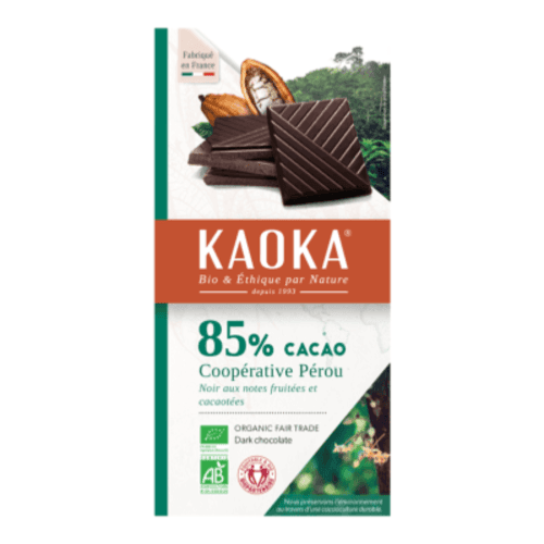 Dunkelschokolade 85% Peru, Kaoka, 100 g