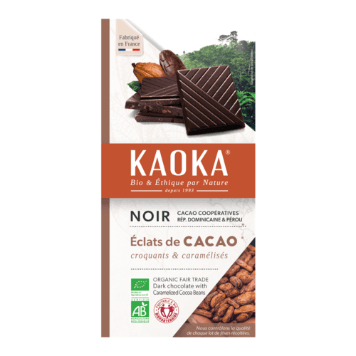 Dunkle Schokolade Kakaobohnen, Kaoka, 100 g