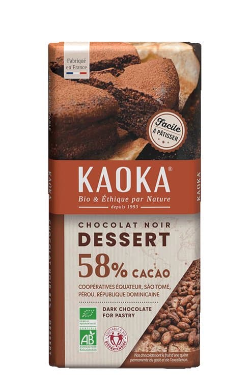 Pâtissier-Dunkelschokolade, Kaoka, 200 g