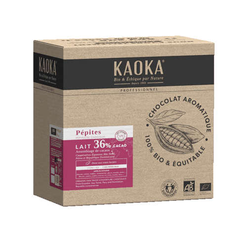 Milchschokolade Nuggets 36%, Kaoka, 5 kg